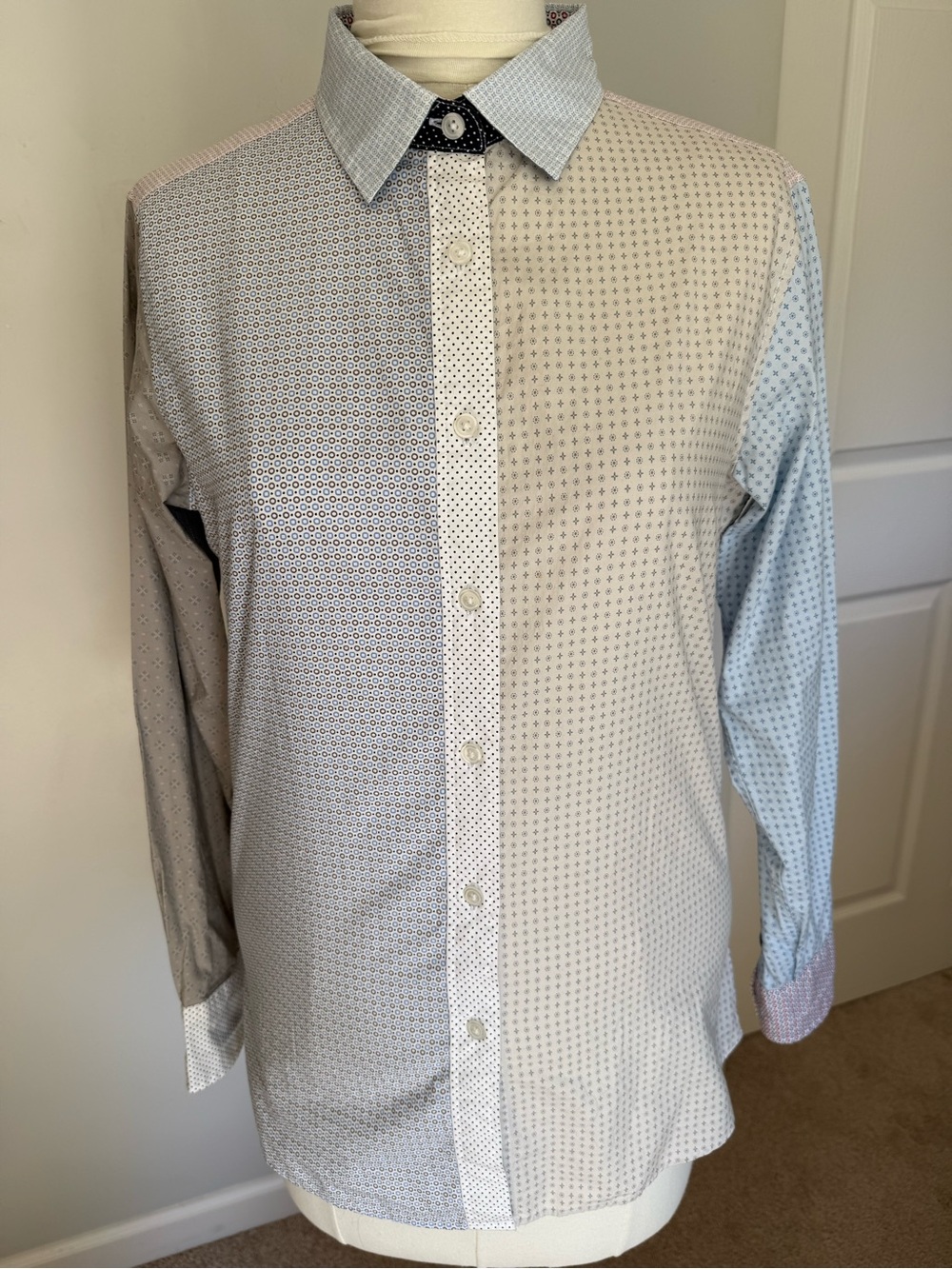 INES DE LA FRESSANGE for Uniqlo Mixed Print Shirt